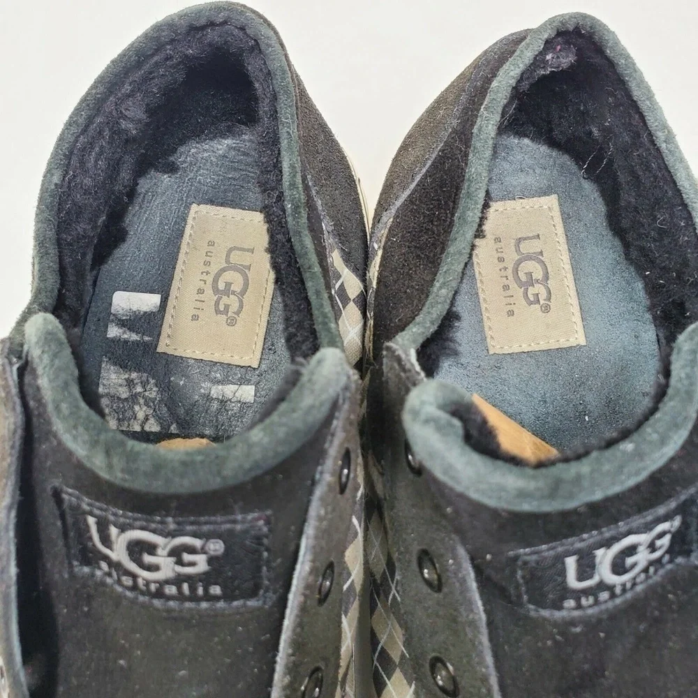 UGG Australia Casual Sneakers Black w/ Argyle 11